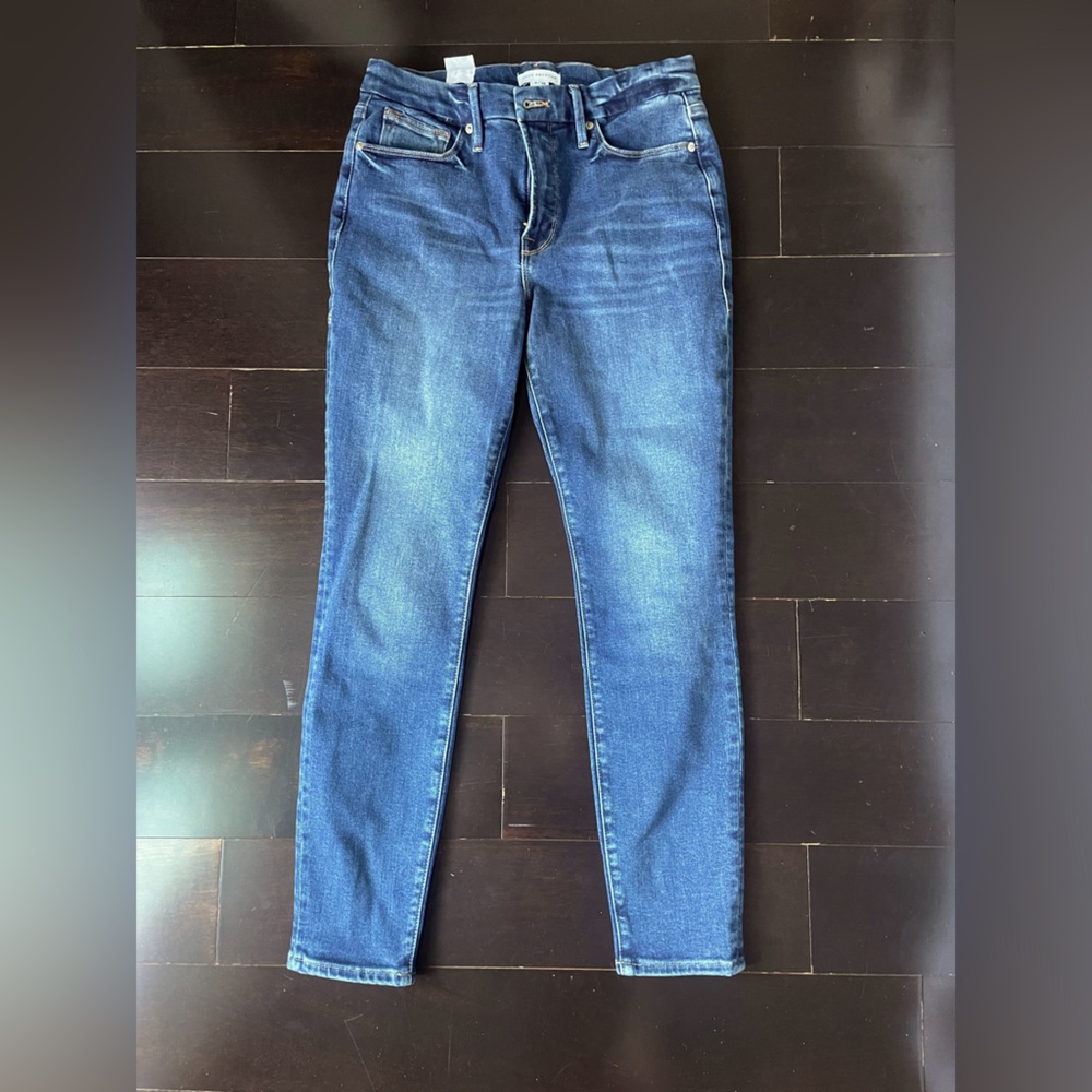 Good American Good legs ankle crop